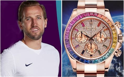 rolex di kane|All about Harry Kane’s Rolex Rainbow Daytona Cosmograph.